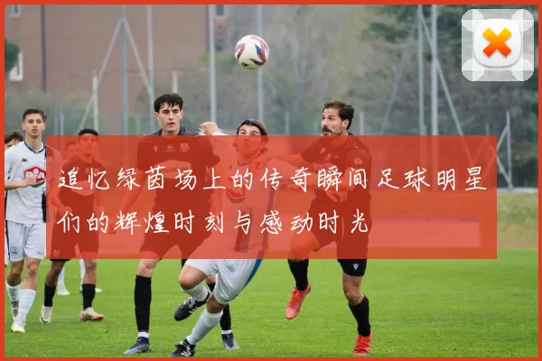 追忆绿茵场上的传奇瞬间足球明星们的辉煌时刻与感动时光