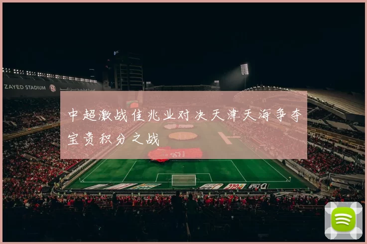 中超激战佳兆业对决天津天海争夺宝贵积分之战